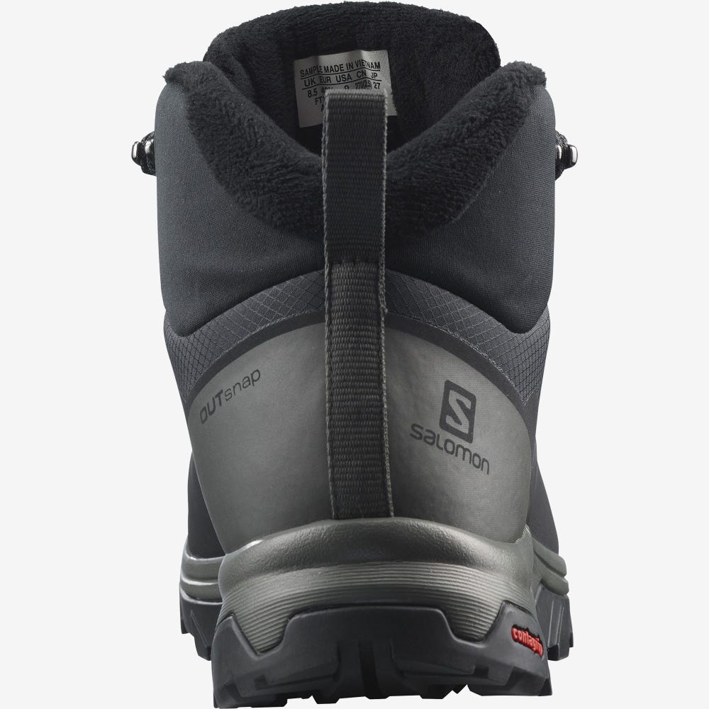 Salomon OUTSNAP CLIMASALOMON™ WATERPROOF Vinterkängor Herr Svarta | SE-026734