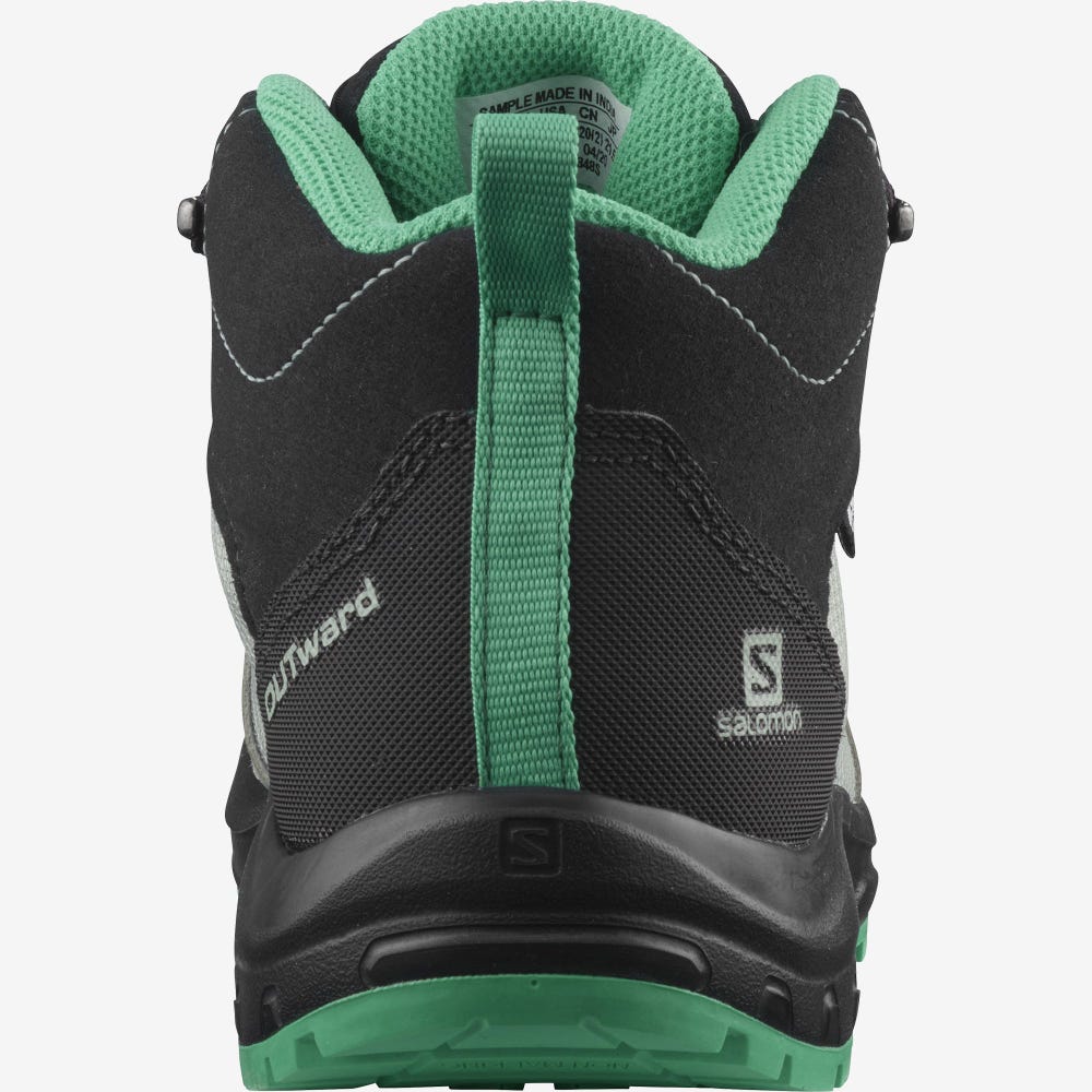 Salomon OUTWARD CLIMASALOMON™ WATERPROOF Vandringskängor Barn LjusTurkos/Grå/Mintgröna | SE-932640