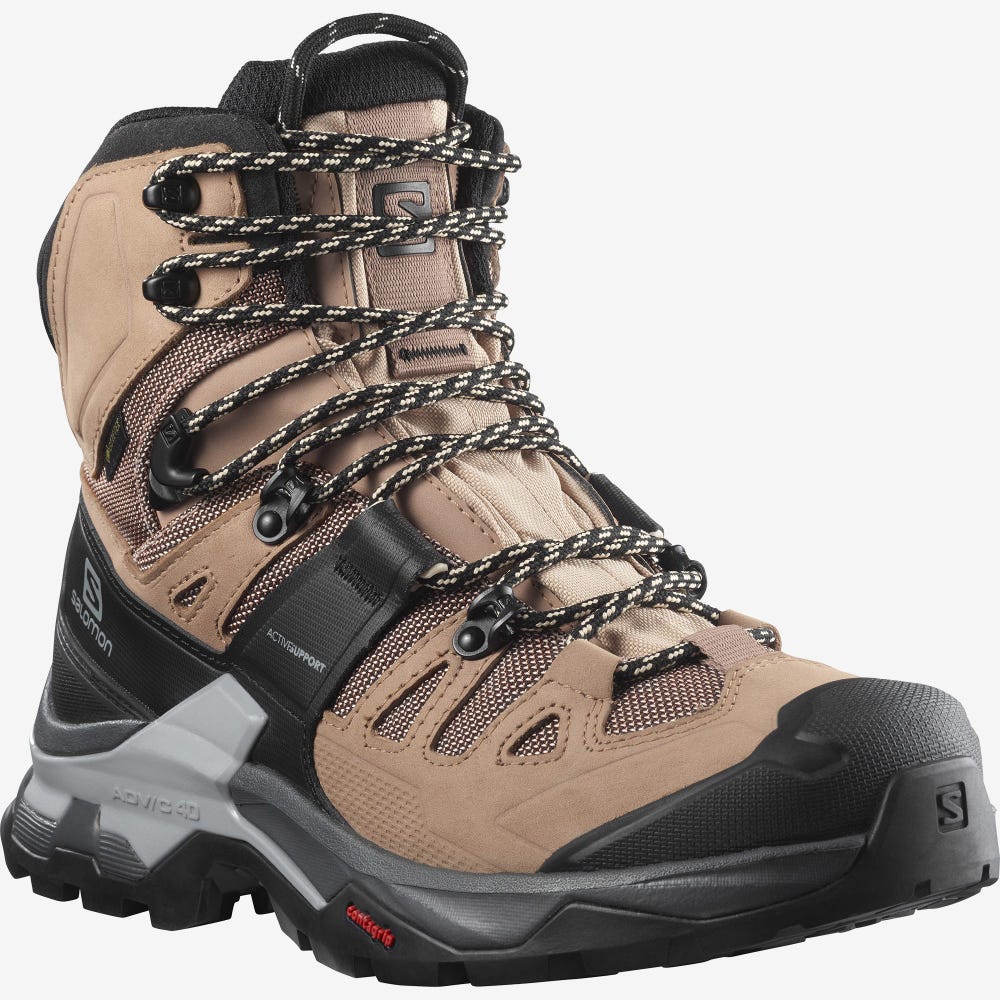 Salomon QUEST 4 GORE-TEX Vandringskängor Dam Beige/Grädde | SE-067458