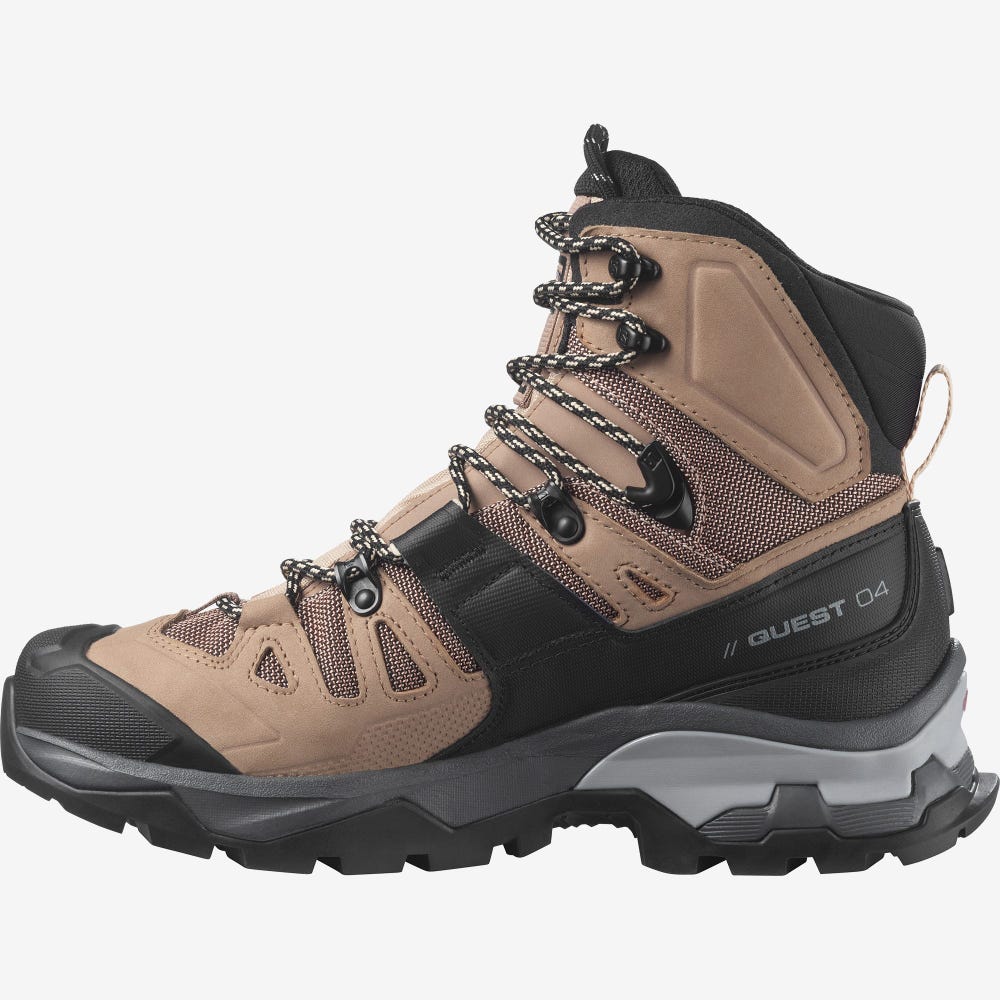 Salomon QUEST 4 GORE-TEX Vandringskängor Dam Beige/Grädde | SE-067458