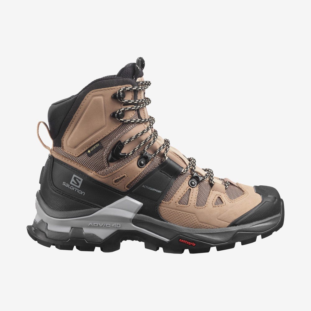 Salomon QUEST 4 GORE-TEX Vandringskängor Dam Beige/Grädde | SE-067458