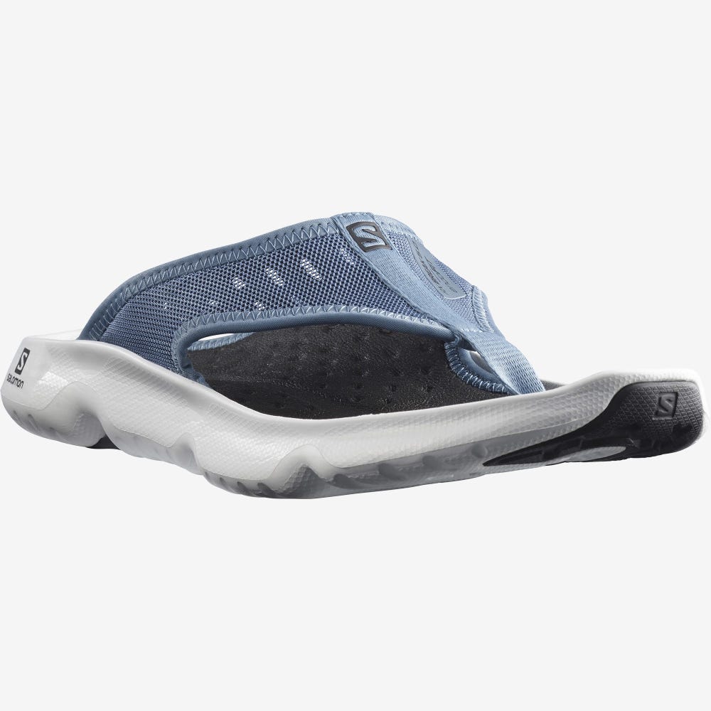 Salomon REELAX BREAK 5.0 Flip Flop Herr Blå/Vita/Svarta | SE-483561