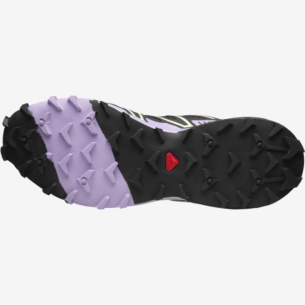 Salomon SPEEDCROSS 3 Sneakers Dam Svarta/Lavendel/Gröna | SE-687952