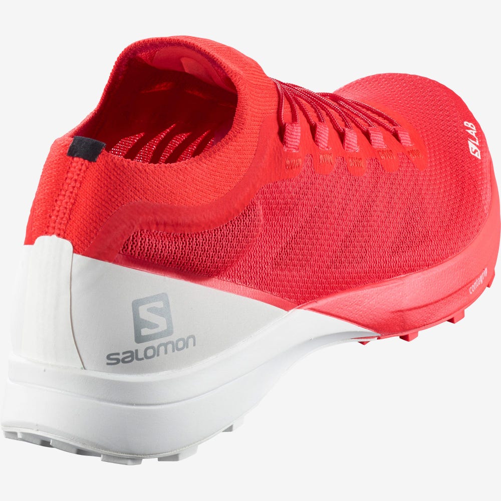 Salomon S/LAB SENSE 8 Trailskor Dam Röda/Vita | SE-794253