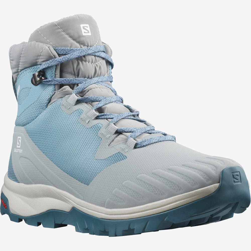 Salomon VAYA BLAZE THINSULATE™ CLIMASALOMON™ WATERPROOF Vinterkängor Dam Blå | SE-159643