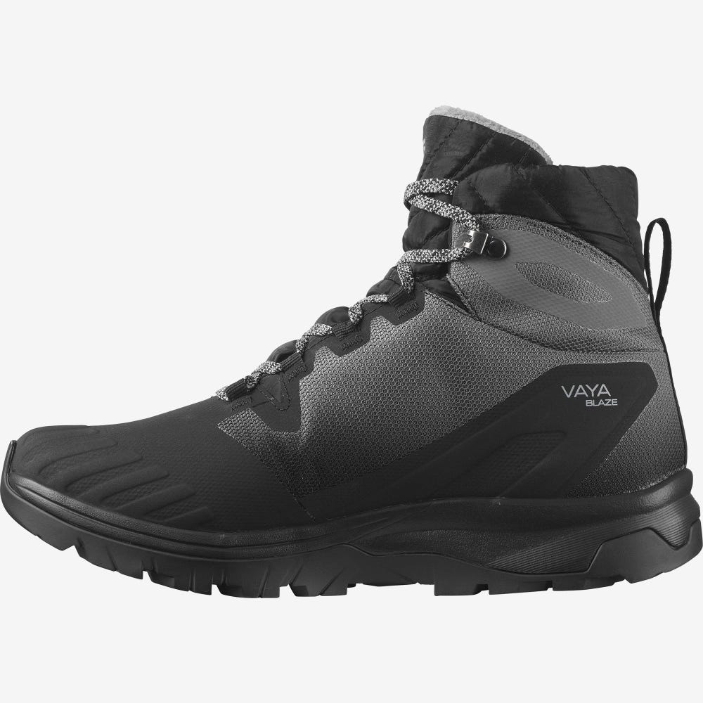 Salomon VAYA BLAZE THINSULATE™ CLIMASALOMON™ WATERPROOF Vandringskängor Dam Svarta | SE-346819