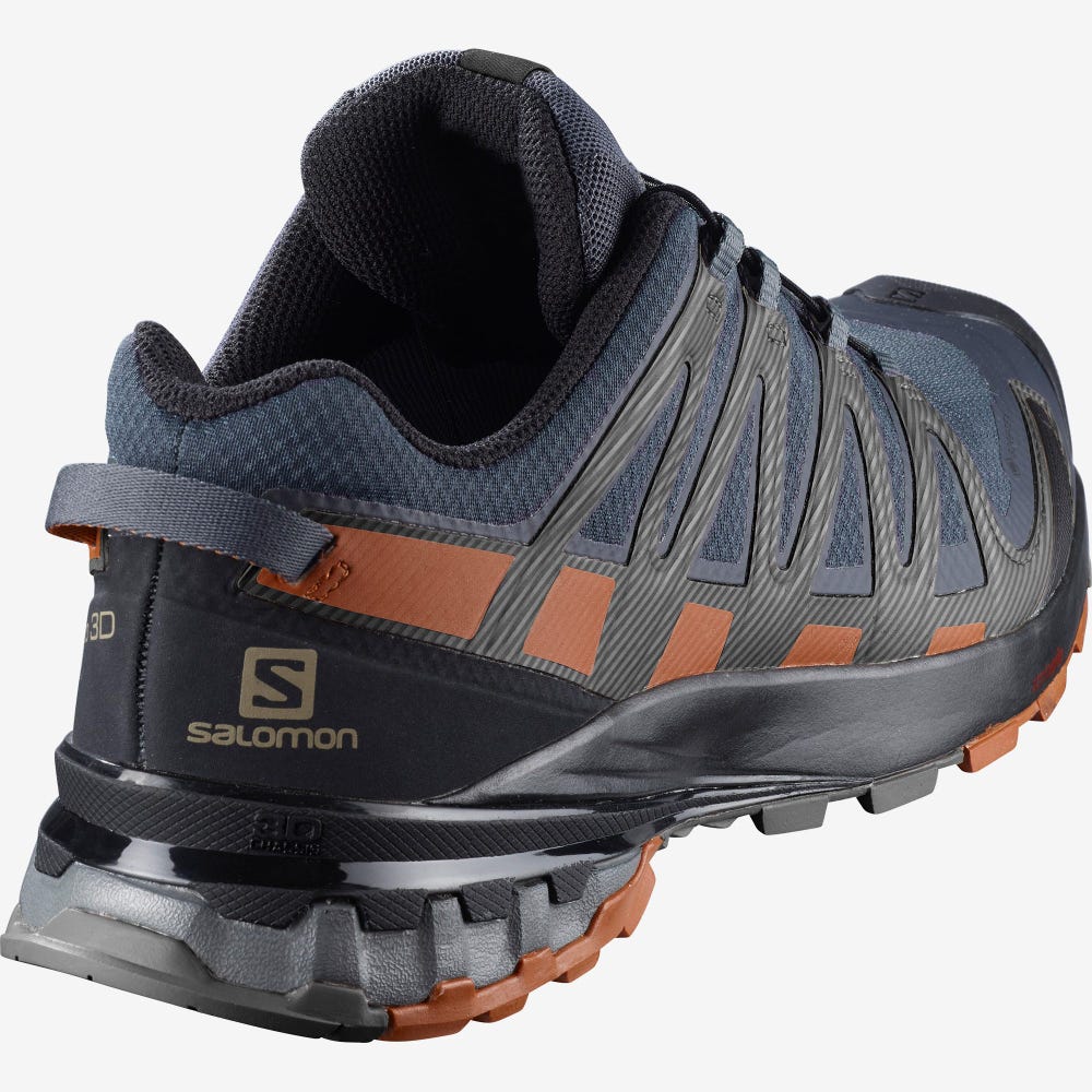 Salomon XA PRO 3D V8 GORE-TEX WIDE Vandringsskor Herr Grå/Svarta | SE-018756