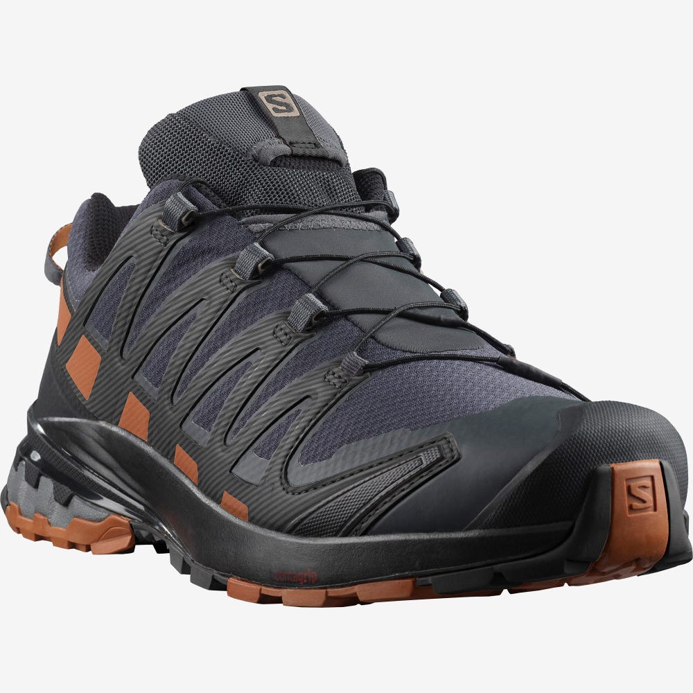 Salomon XA PRO 3D V8 GORE-TEX WIDE Vandringsskor Herr Grå/Svarta | SE-018756