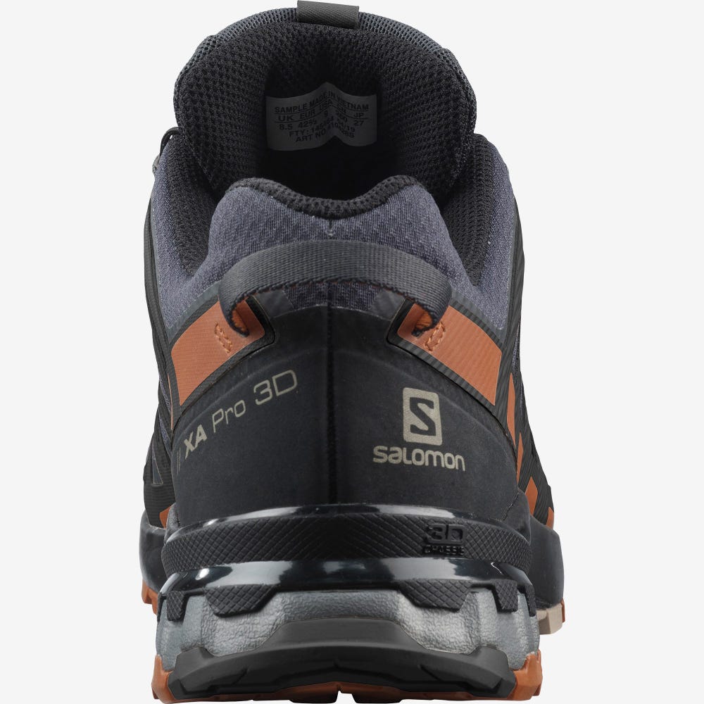 Salomon XA PRO 3D V8 GORE-TEX WIDE Vandringsskor Herr Grå/Svarta | SE-018756