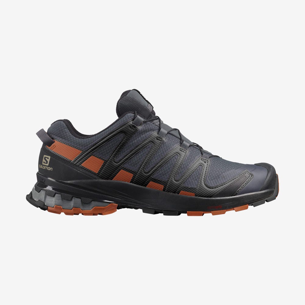 Salomon XA PRO 3D V8 GORE-TEX WIDE Vandringsskor Herr Grå/Svarta | SE-018756