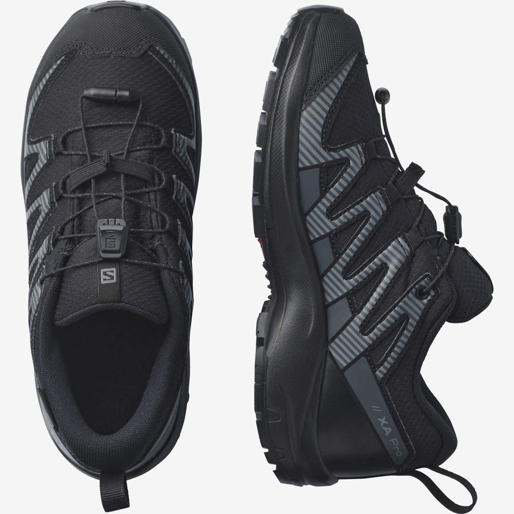 Salomon XA PRO V8 CLIMASALOMON™ WATERPROOF Vandringskängor Barn Svarta | SE-914367