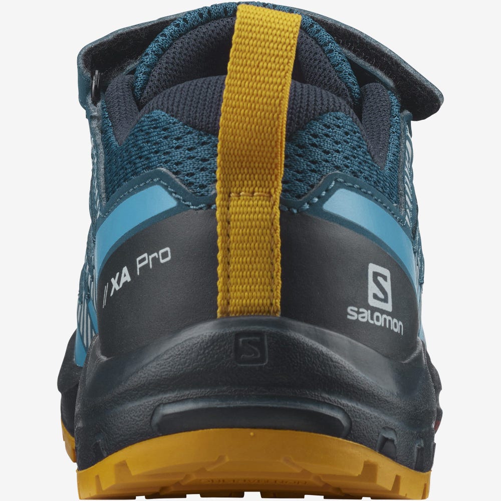 Salomon XA PRO V8 Vandringskängor Barn Blå | SE-675083