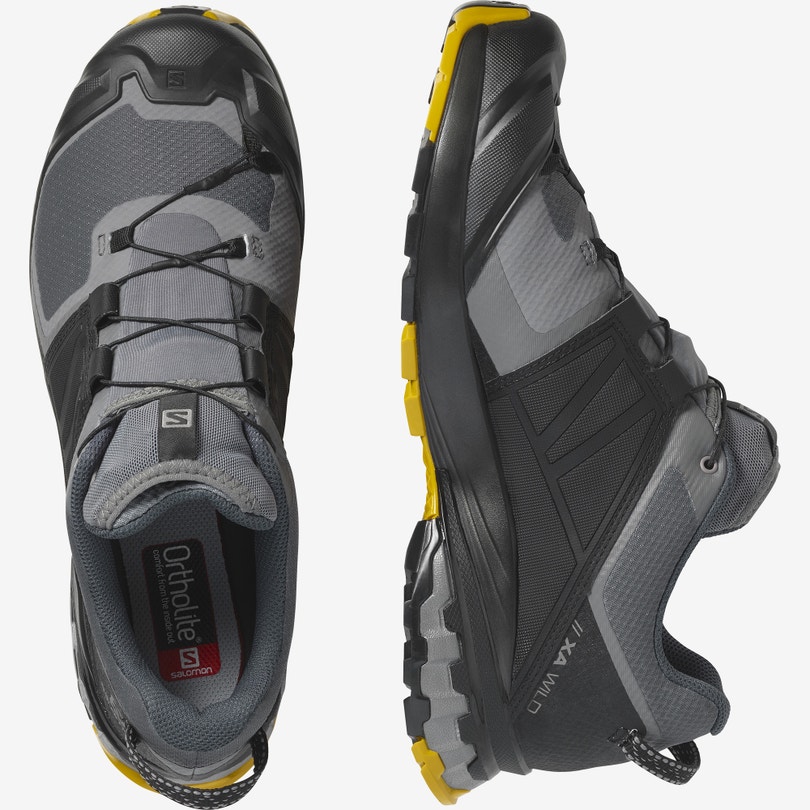 Salomon XA WILD GORE-TEX Vandringsskor Herr Grå/Svarta | SE-510793