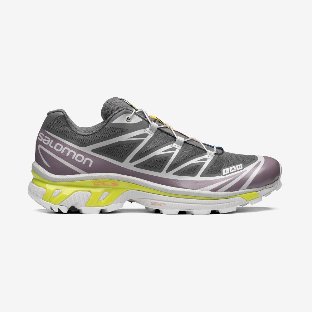 Salomon XT-6 Sneakers Dam Grå/Lila | SE-807456