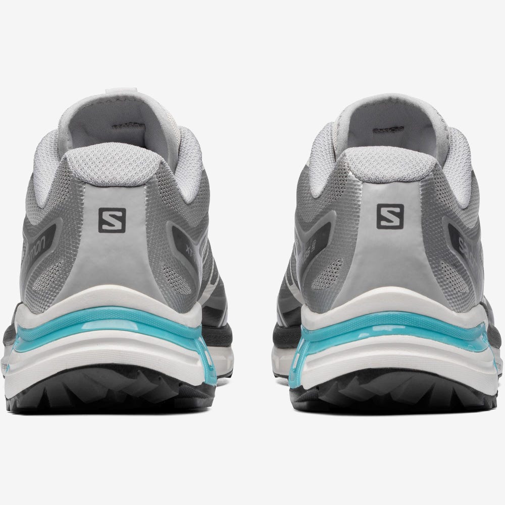 Salomon XT-WINGS 2 ADVANCED Sneakers Dam Grå/Silver Metal/Blå | SE-681543