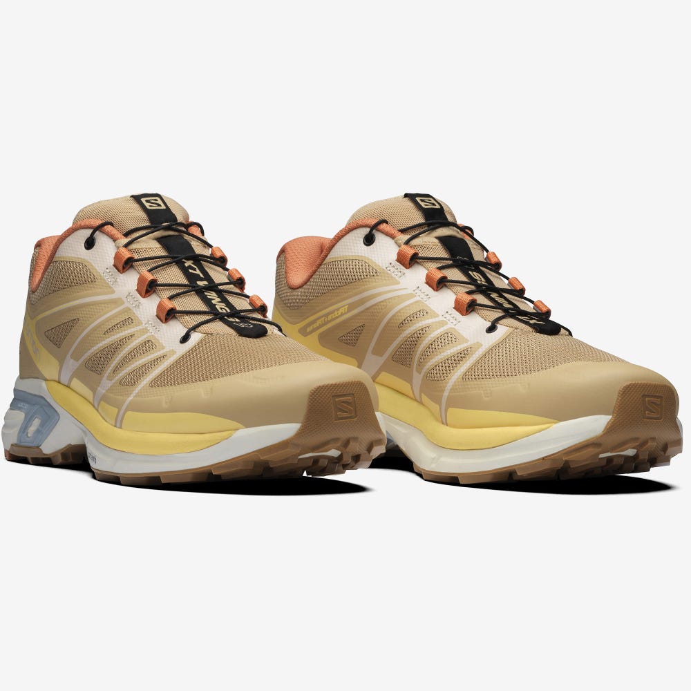 Salomon XT-WINGS 2 Sneakers Dam Bruna/Orange | SE-985712