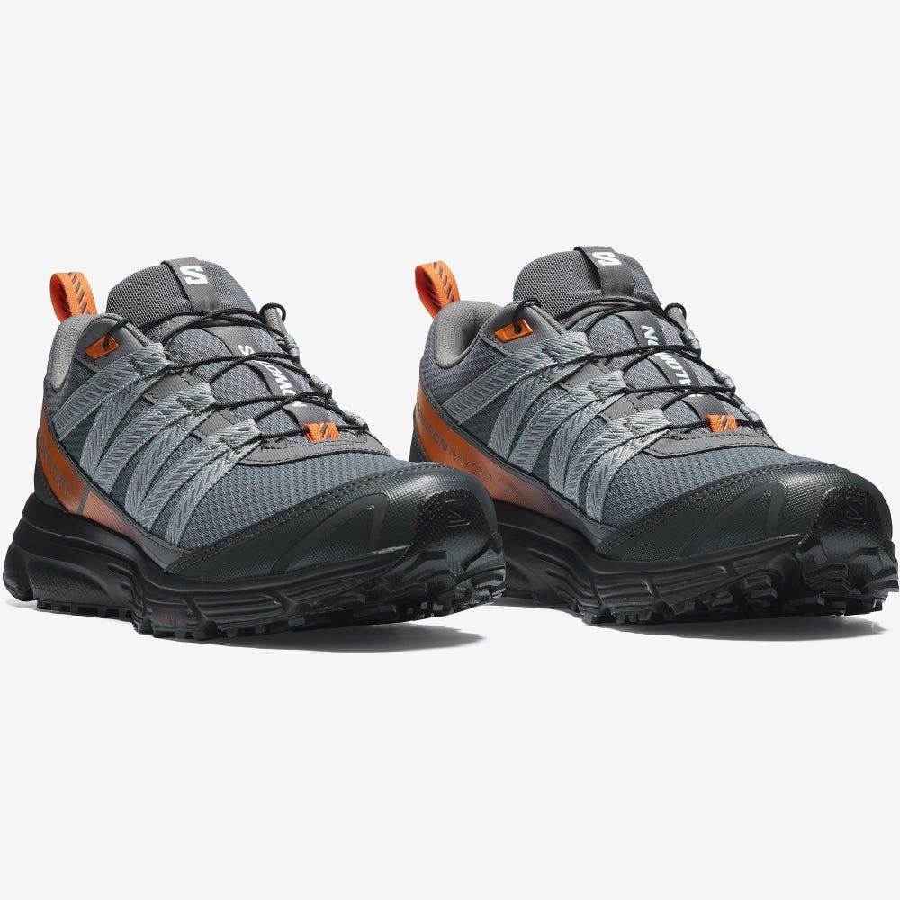 Salomon X-MISSION MYST Sneakers Dam Grå/Orange | SE-523098