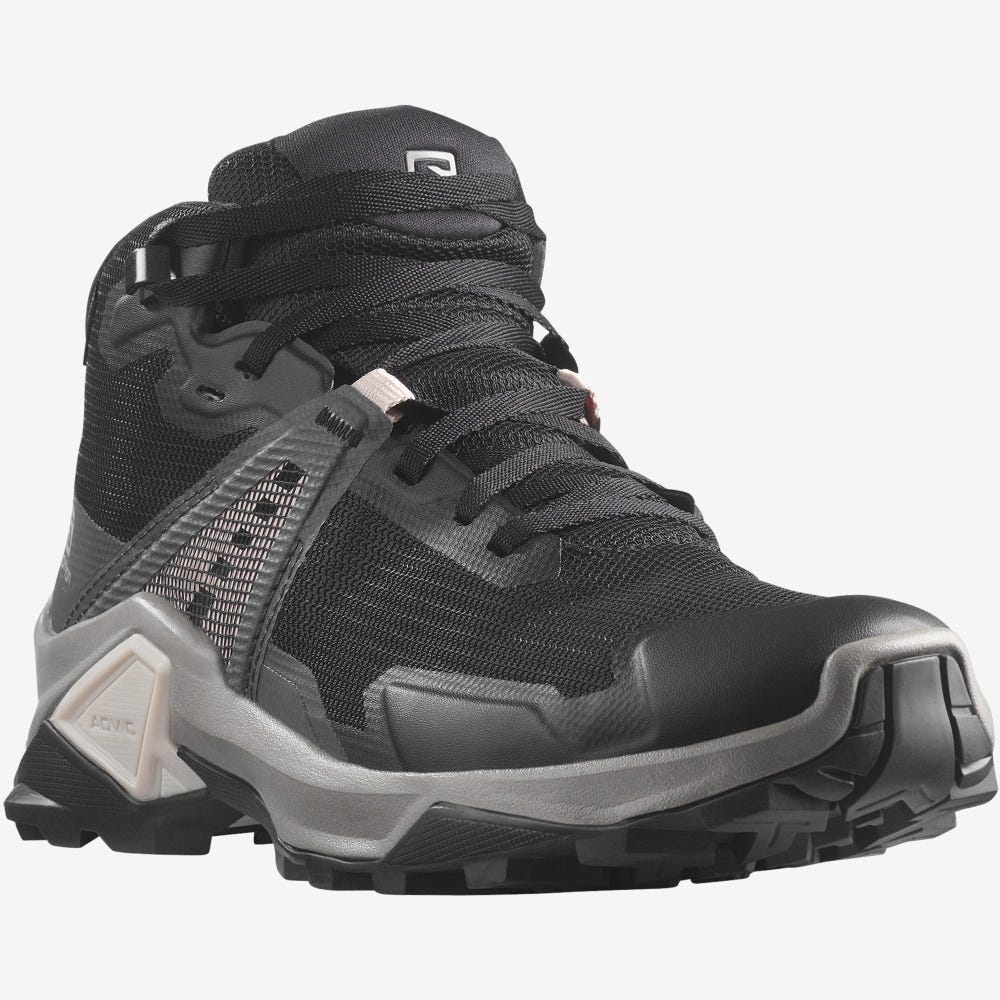 Salomon X RAISE 2 MID GORE-TEX Vandringskängor Dam Svarta | SE-312769