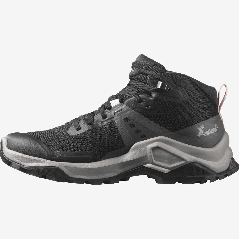 Salomon X RAISE 2 MID GORE-TEX Vandringskängor Dam Svarta | SE-312769