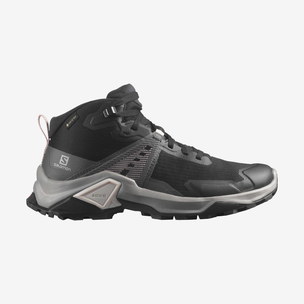 Salomon X RAISE 2 MID GORE-TEX Vandringskängor Dam Svarta | SE-312769