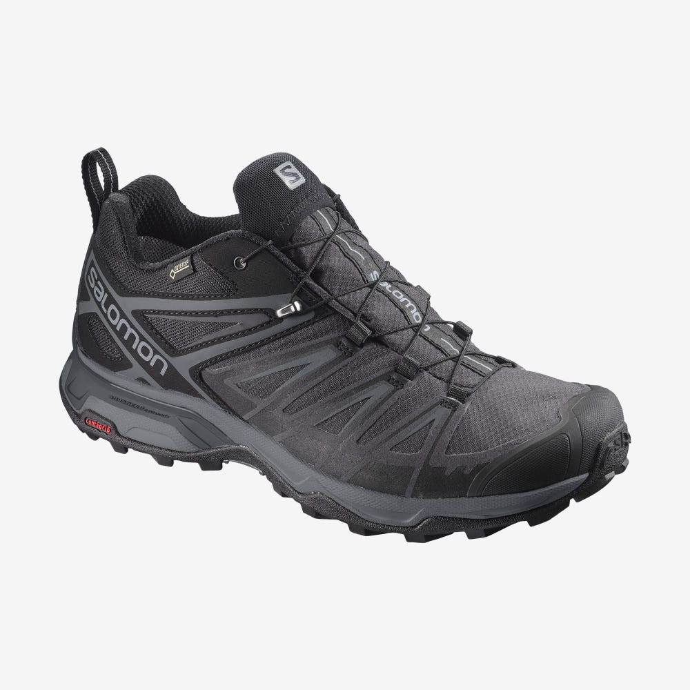 Salomon X ULTRA 3 WIDE GORE-TEX Vandringsskor Herr Svarta | SE-371568