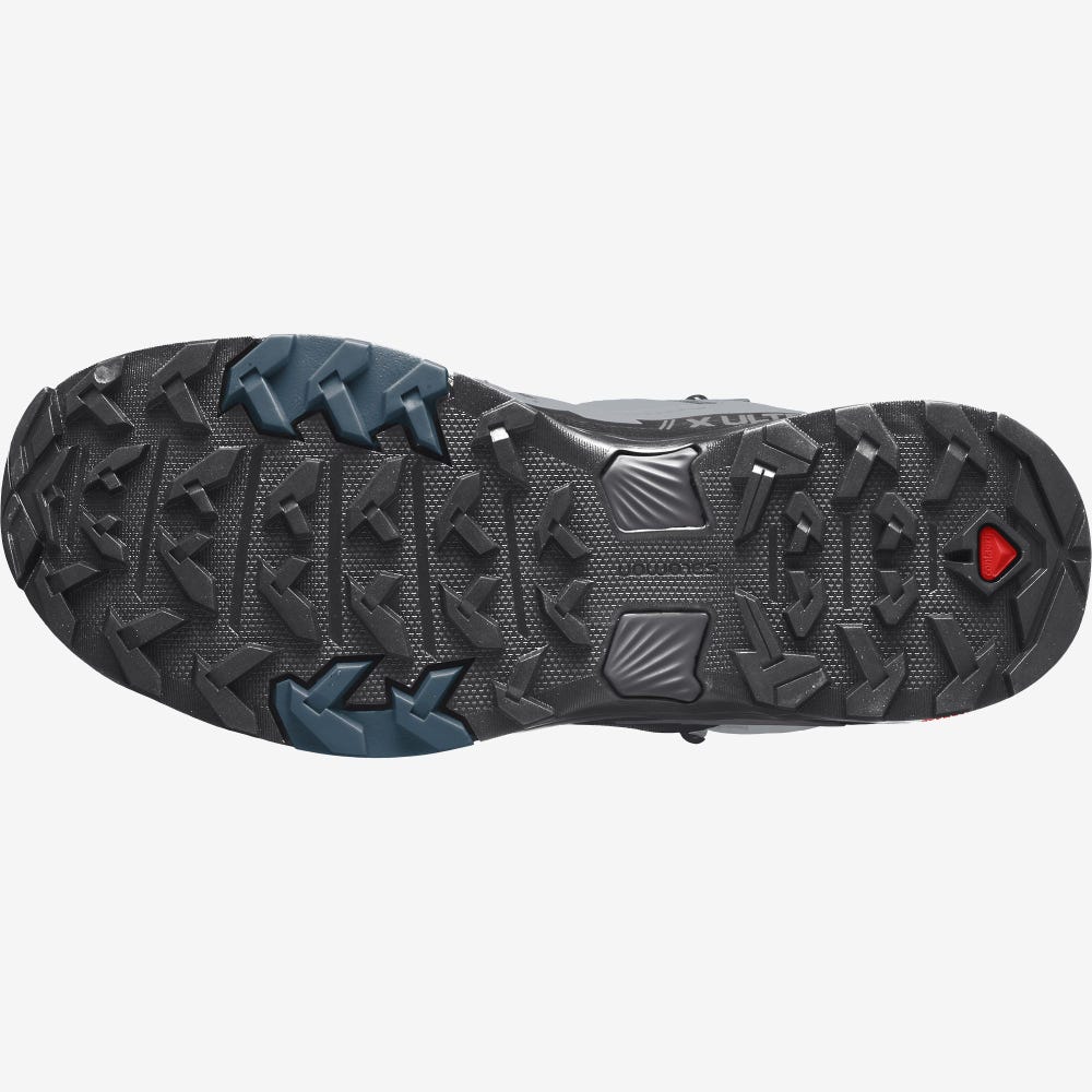 Salomon X ULTRA 4 MID GORE-TEX Vandringskängor Dam Svarta/Blå | SE-532987