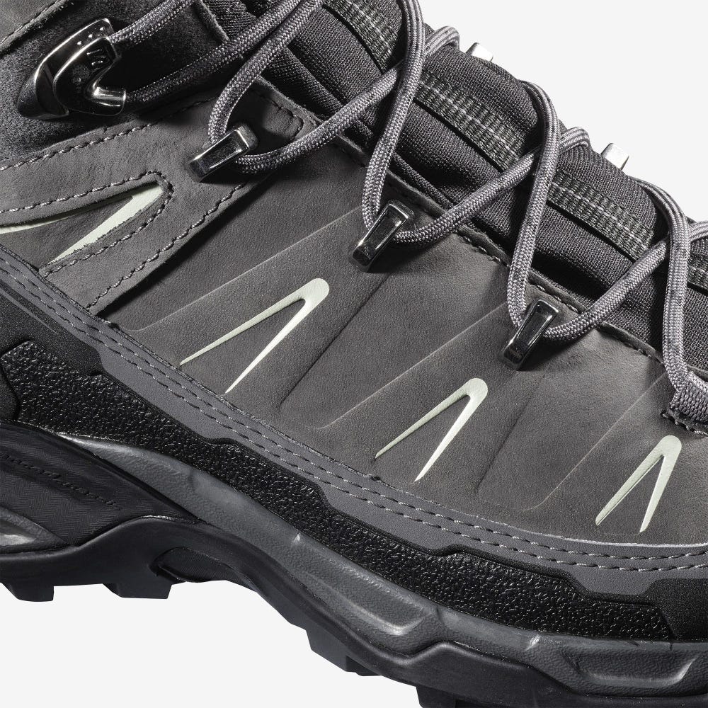 Salomon X ULTRA TREK GORE-TEX Vandringskängor Dam Svarta/Grå | SE-468159