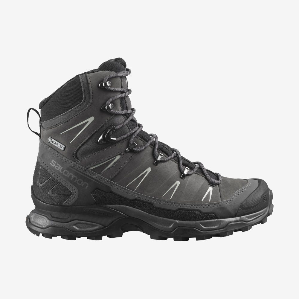 Salomon X ULTRA TREK GORE-TEX Vandringskängor Dam Svarta/Grå | SE-468159