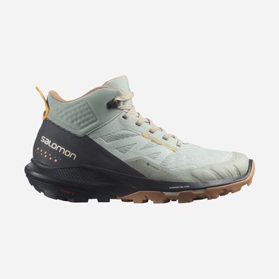 Salomon OUTPULSE MID GORE-TEX Vandringskängor Dam Gröna/Orange | SE-156924