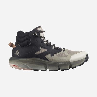 Salomon PREDICT HIKE MID GORE-TEX Vandringskängor Dam Khaki/Svarta/Beige | SE-428069