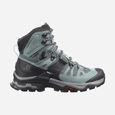 Salomon QUEST 4 GORE-TEX Vandringskängor Dam Gröna/Blå | SE-413672