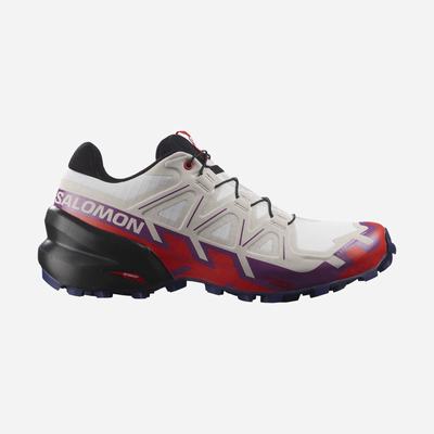 Salomon SPEEDCROSS 6 Trailskor Dam Vita/Röda | SE-976148