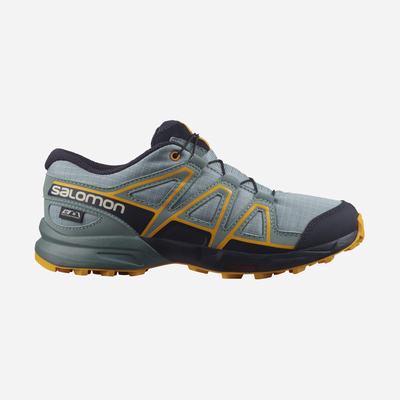 Salomon SPEEDCROSS CLIMASALOMON™ WATERPROOF Vandringskängor Barn Gröna | SE-824560