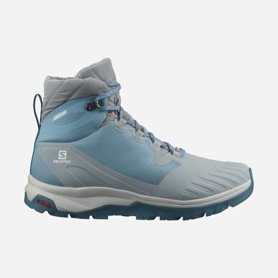 Salomon VAYA BLAZE THINSULATE™ CLIMASALOMON™ WATERPROOF Vandringskängor Dam Blå | SE-986240