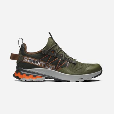 Salomon XA COVER Sneakers Dam Olivgröna/Orange | SE-203561