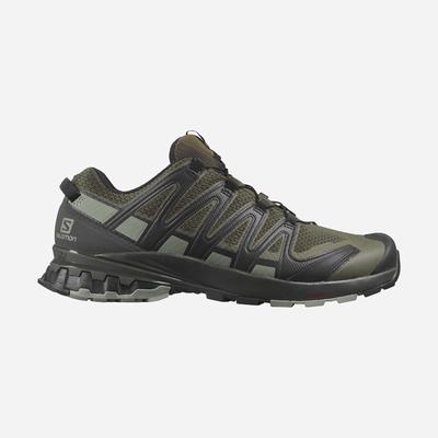 Salomon XA PRO 3D V8 WIDE Vandringsskor Herr Olivgröna/Grå | SE-458906