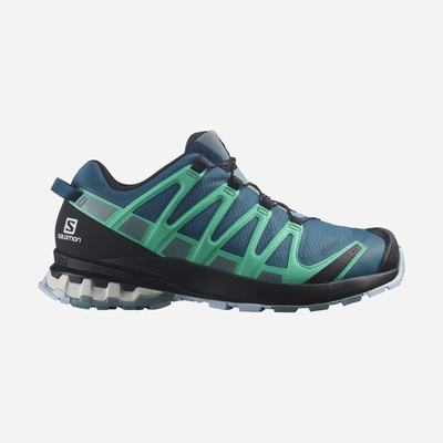 Salomon XA PRO 3D v8 GORE-TEX Trailskor Dam Blå/Mintgröna | SE-214803