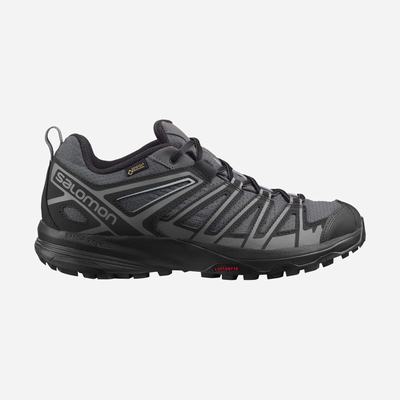 Salomon X CREST GORE-TEX Vandringsskor Herr Grå/Svarta | SE-209734