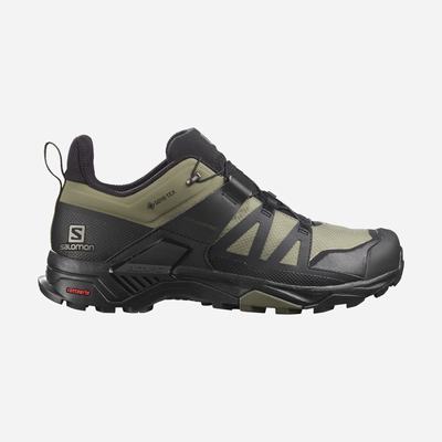 Salomon X ULTRA 4 GORE-TEX Vandringsskor Herr MörkGröna/Svarta/Olivgröna | SE-712560