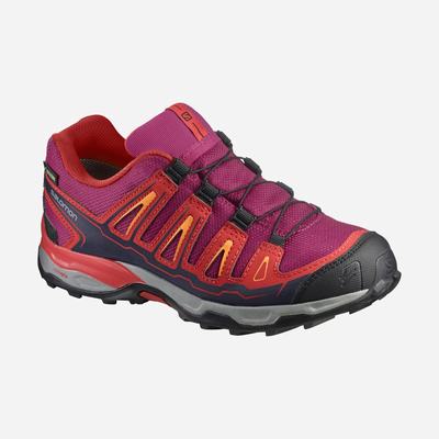 Salomon X-ULTRA MID GORE-TEX Vandringskängor Barn Röda/Ljus | SE-493507